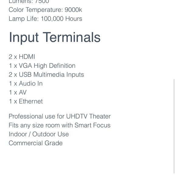 Brand New Projector - Picture 4 of 7